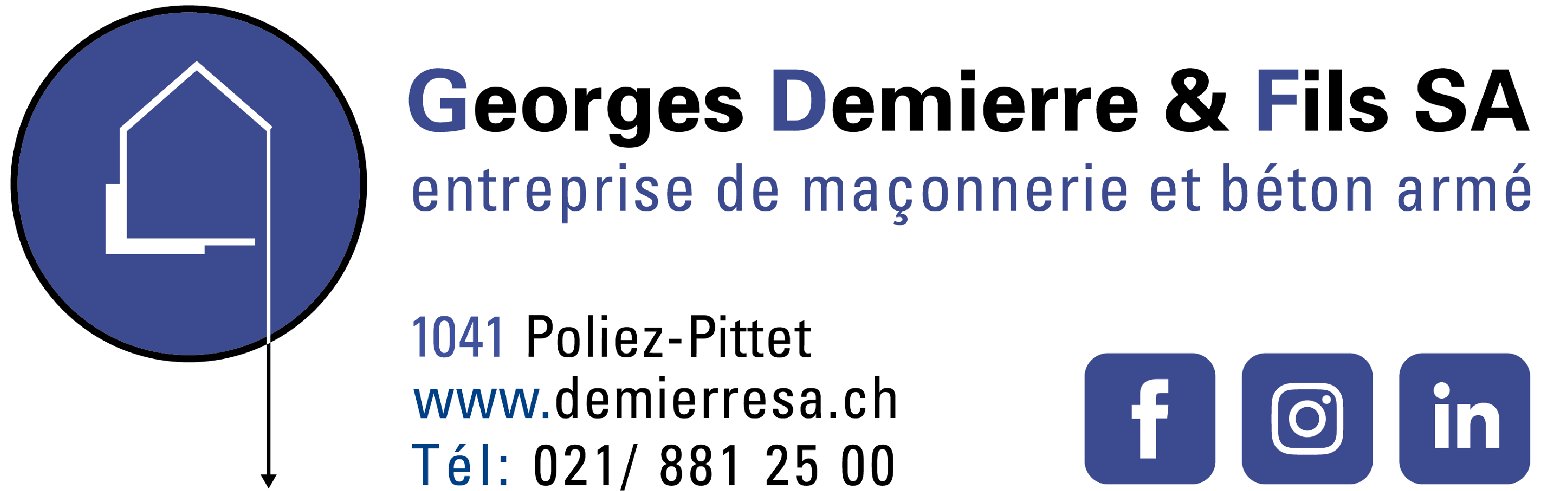 Logo Georges Demierre et Fils SA